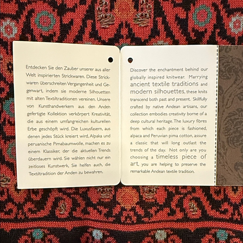 Peruvian Connection Kilim Patterned - Maxi Skirt … - image 8